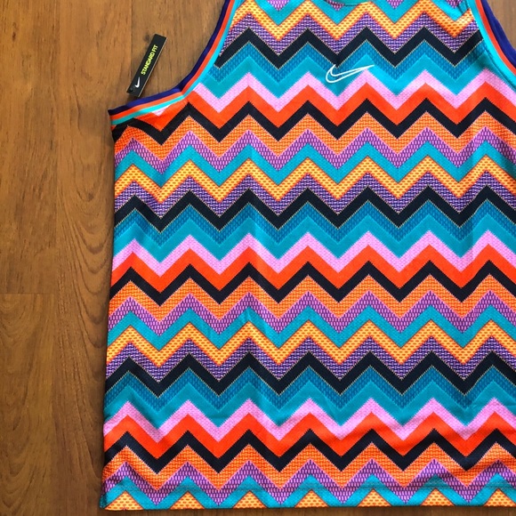 Nike Dri-FIT Basketball Jersey Multicolor Tanktop - Picture 2 of 9